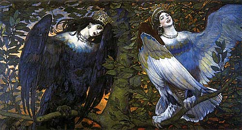 Алконост, фрагмент. Виктор Васнецов 1896 год