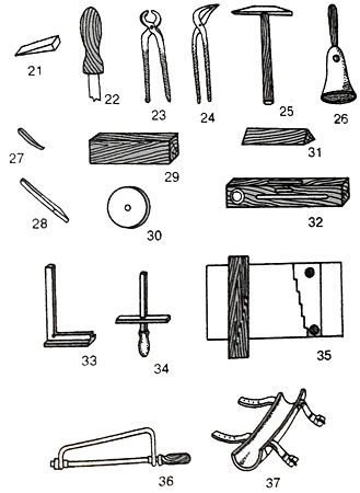  Рунной инструмент облицовщика (продолжение)